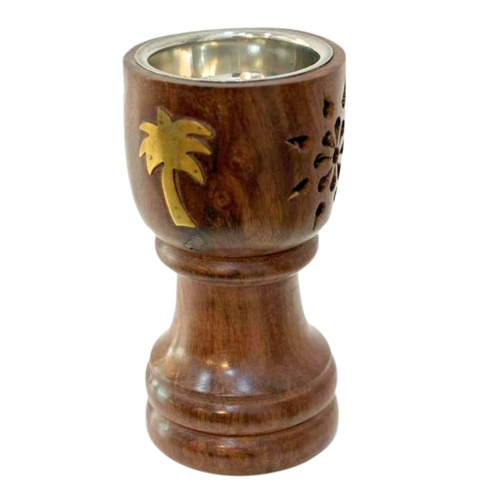 Wooden Bakhoor Burner | Beautiful Design Incense Burner Hand Crafted